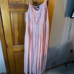 Dusty rose torrid dress